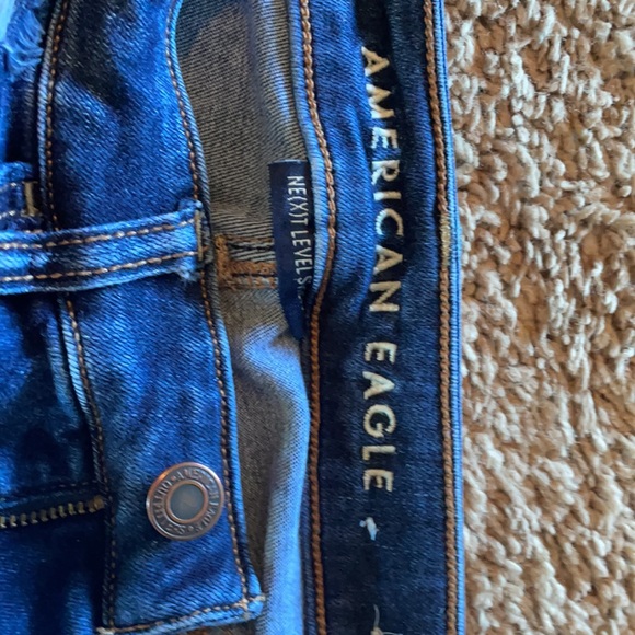 American Eagle Super Hi Rise jeggings next level stretch size 4R - Picture 3 of 6